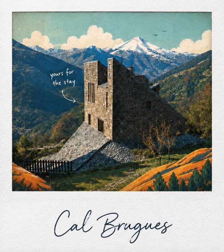 Cal Brugués mountain house